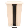 Trash & Waste Bins | Rubbermaid Commercial FG614500BEIG Legacy 18 Gallon Step-On Container - Beige image number 2