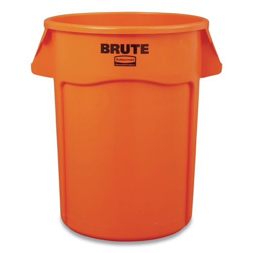 Bulk Savings Pricing 2 | Rubbermaid Commercial 2119307 Brute 44 gal Plastic Container - Round Orange image number 0