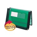 Office Jansan | Smead 71951 1 Section 2.25 in. Expansion Poly Wallet - Letter Size, Translucent Green image number 2