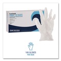 Disposable Gloves | Boardwalk BWK365SCT 2.6 mil General Purpose Powder/Latex-Free Vinyl Gloves - Small/Clear (1000/Carton) image number 5