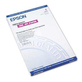 Epson S041070 4.9 mil 11 in. x 17 in. Matte Presentation Paper - Bright White (100/Pack)