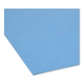 File Folders | Smead 17010 Straight Tabs Legal Size 0.75 in. Expansion Reinforced Top Tab Colored File Folders - Blue (100/Box) image number 3