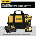 Impact Drivers | Dewalt DCF850P1 ATOMIC 20V MAX Brushless Lithium-Ion 1/4 in. Cordless 3-Speed Impact Driver Kit (5 Ah) image number 1