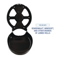Paper Towels and Napkins | Boardwalk R2000BKBW 11 in. x 6.25 in. x 12.25 in. Single Jumbo Toilet Tissue Dispenser - Black image number 7
