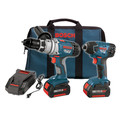 Combo Kits | Factory Reconditioned Bosch CLPK22-180-RT 18V Lithium-Ion 1/2 in. Hammer Drill and Impact Driver Combo Kit image number 0