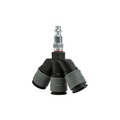 Air Conditioning Equipment | Freeman PPF3WAMU 3-Way Composite 1/4 in. Air Manifold with Universal Quick Connect Couplers image number 2