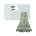 Cleaning & Janitorial Supplies | Boardwalk BWK4024CCT Pro Loop Web/Tailband Cotton Wet Mop Head (12/Carton) image number 0