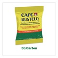 Coffee | Cafe Bustelo 7447111244 2 oz. Fraction Pack Ground Coffee - Decaffeinated Espresso (30/Carton) image number 1