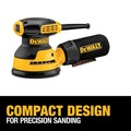 Orbital Sanders | Dewalt DWE6420 3 Amp Single Speed 5 in. Corded Random Orbital Sander with PSA Pad image number 2