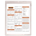 Office Jansan | C-Line 80912 9 in. x 11 in. Top Load Vinyl Shop Ticket Holders with 50-Sheet Capacity - Clear (50/Box) image number 6