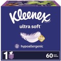 Tissues | Kleenex 54278 Ultra Soft 3-Ply Facial Tissue - White (18/Carton) image number 0