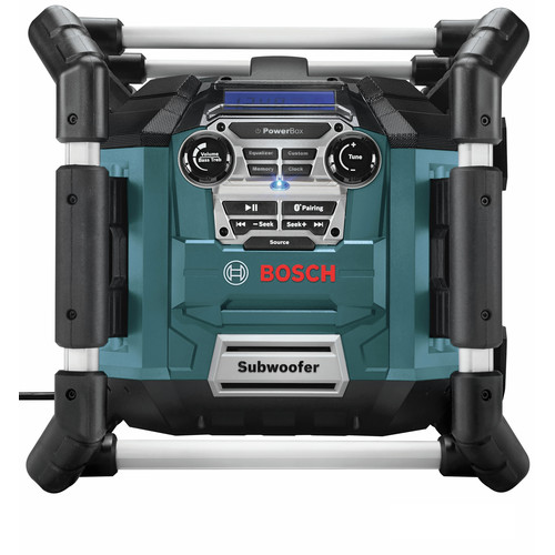 Speakers & Radios | Factory Reconditioned Bosch PB360C-RT 18V Cordless Lithium-Ion Power Box Jobsite AM/FM Radio/Charger/Digital Media Stereo (Tool Only) image number 0