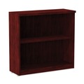  | Alera ALEVA633032MY 31.75 in. x 14 in. x 29.5 in. Valencia Series 2-Shelf Bookcase - Mahogany image number 0