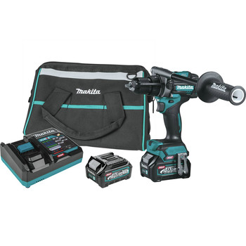 Makita 40V max XGT Brushless Lithium-Ion 1/2 in. Cordless Hammer Drill Driver Kit (2.5 Ah)