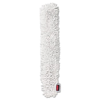 Rubbermaid Commercial HYGEN HYGEN Quick-Connect Microfiber Dusting Wand Sleeve - White (6/Carton)