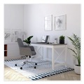 Office Desks & Workstations | Alera ALEWSF4824GY 47.24 in. x 23.62 in. x 29.53 in. Farmhouse Writing Desk - Gray image number 5