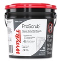 Hand Wipes | WypAll 91371CT 9-1/2 in. x 12 in. Citrus Scent Power Clean ProScrub Pre-Saturated Wipes - Green, (75/Bucket, 6 Buckets/Carton) image number 1