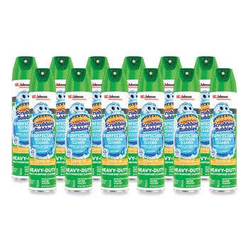 Scrubbing Bubbles 313358 25 oz. Disinfectant Restroom Cleaner II - Rain Shower Scent (12/Carton)