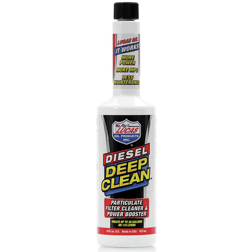 Fuel Injection Cleaners | Lucas Oil 10872 12-Piece/Case 16 oz. Bottle Diesel Deep Clean Fluid image number 0