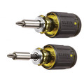 Screwdrivers | Klein Tools 32308 8-in-1 Adjustable Length Multi-Bit Stubby Screwdriver image number 4