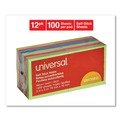 Office Jansan | Universal UNV35612 100 Sheet 3 in. x 3 in. Self-Stick Note Pads - Assorted Neon Colors (12/Pack) image number 3