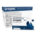 Disposable Gloves | Ammex GPLHD84100 11.6 in. Long 13 mil Powder-Free Latex Exam Gloves - Medium/Blue (500/Carton) image number 3