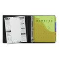 Office Jansan | Avery 11273 11.13 x 9.25 Insertable Big Tab Plastic Three-Pocket Corner Lock Dividers - Assorted (5-Pieces/Set) image number 4
