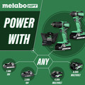 Combo Kits | Metabo HPT KC18DDXM 18V Brushless Lithium-Ion Cordless Compact Drill Driver / Impact Driver Combo Kit (1.5 Ah) image number 2