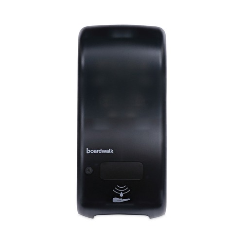 New Year New Savings! Save $25 off $150 | Boardwalk SH900SBBW 5.5 in. x 4 in. x 12 in. 900 mL Bulk Fill Soap Dispenser - Black image number 0