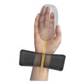 Office Furniture Accessories | Fellowes Mfg Co. 9182301 8.25 in. x 9.87 in. Gel Wrist Support with Attached Mouse Pad - Black image number 3