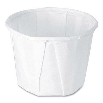 SOLO ProPlanet Seal 0.5 oz. Paper Portion Cups - White (250/Bag, 20 Bags/Carton)