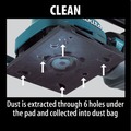 Clearance Center | Makita BO4556K 2 Amp 1/4 in. Sheet Finishing Sander with Tool Case image number 3