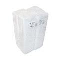 Food Service | Pactiv Corp. 0TF104S00000 9.13 in. x 7.13 in. x 0.65 in. #4 Shallow Foam Meat Tray - White (500/Carton) image number 2