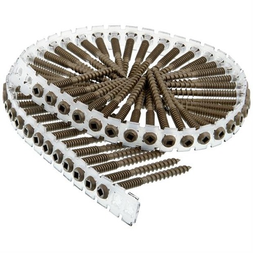 Nothing Over $99 Sale! | SENCO 08S250W497 2-1/2 in. #8 Exterior Brown Composite Decking Screws (800-Pack) image number 0