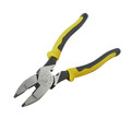 Pliers | Klein Tools J213-9NECR Journeyman 9 in. Pliers Connector Crimp Side Cut image number 1