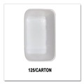 Food Service | GEN 20KWH 12 in. x 8.7 in. x 2.45 in. No. 20K Foam Meat Trays - White (125/Carton) image number 1