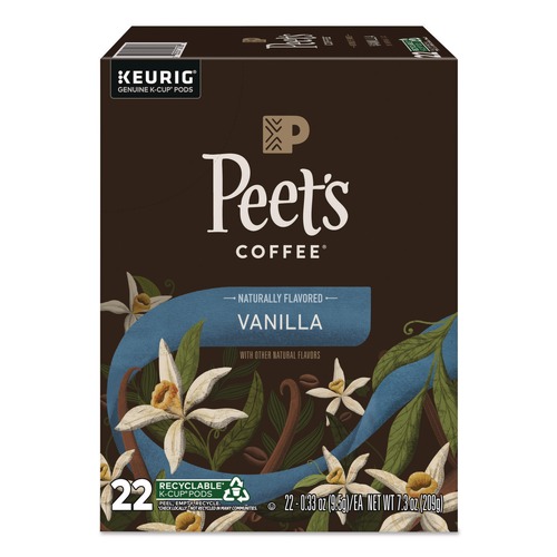 Food Service | Keurig 5000376697 0.33 oz. Coffee K-Cups - Vanilla (22/Box) image number 0