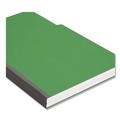 File Folders | Smead 22546 1/3-Cut Tabs Assorted Legal Size 1 in. Expansion Recycled Heavy Pressboard Folders - Green (25/Box) image number 3