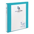 Office Jansan | Avery 17295 11 in. x 8.5 in. 1 in. Capacity 3-Rings Durable View Binder with DuraHinge and Slant Rings - Aqua image number 2