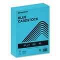 Cleaning & Janitorial Supplies | PrintWorks Professional 00114 8.5 in. x 11 in. 65 lbs. Text Weight Color Cardstock - Blue (1-Ream) image number 0