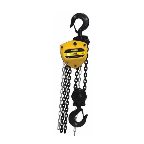 Material Handling | Sumner 787462 20 ft. Chain Fall 3 Ton Chain Hoist with Overload Protection image number 0