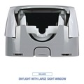 Skin Care & Personal Hygiene | Boardwalk 6754-06-GCE00VL 6.1 in. x 10.6 in. x 5.1 in. 1250 mL Soap Dispenser - Gray image number 8