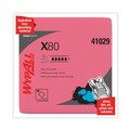 Office Jansan | WypAll 41029 Power Clean X80 12.5 in. x 12 in. Heavy-Duty Cloths - Red (50/Box, 4 Boxes/Carton) image number 3