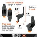 Storage Systems | Klein Tools 54816MB 2-Pack MODbox Multi-Hook Rail Attachment image number 2