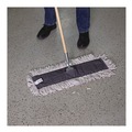 Mops | Boardwalk BWK1618 18 in. x 5 in. Disposable Cotton Dust Mop Head image number 5