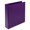 Binders & Binding Supplies | Samsill MP286508 Earth's Choice Plant-Based 11 in. x 8.5 in. 1.5 in. Capacity 3 Rings Economy Round Ring View Binders - Purple (2/Pack) image number 2