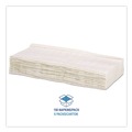 Cleaning & Janitorial Supplies | Boardwalk BWK-E025IDW 4-Ply 9.75 in. x 16.75 in. Scrim Wipers - White (150/Dispenser Pack, 6 Dispenser Packs/Carton) image number 2