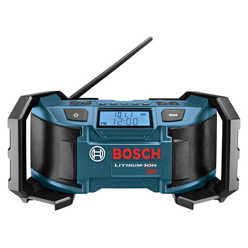 Speakers & Radios | Factory Reconditioned Bosch PB180-RT 18V Lithium-Ion AM/FM Radio with MP3 Compatibility (Tool Only) image number 0