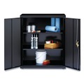 Office Filing Cabinets & Shelves | Alera 25764 36 in. x 18 in. x 42 in. 3 Shelves Economy Assembled Storage Cabinets - Black image number 3