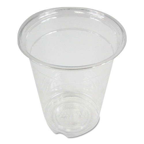  | Boardwalk BWKPET12 Plastic 12 oz. PET Cold Cups - Clear (1000/Carton) image number 0